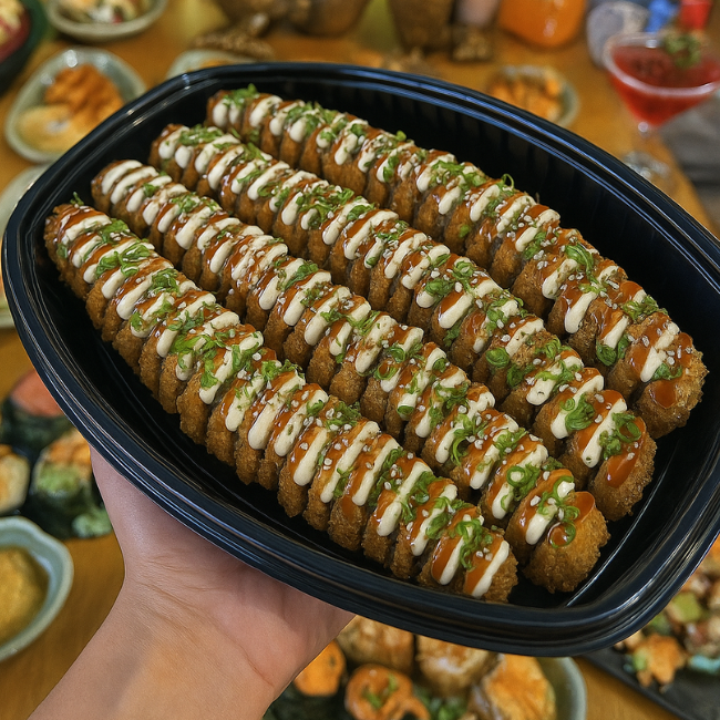 Barca de Hot Rolls + 2 Coca-Colas